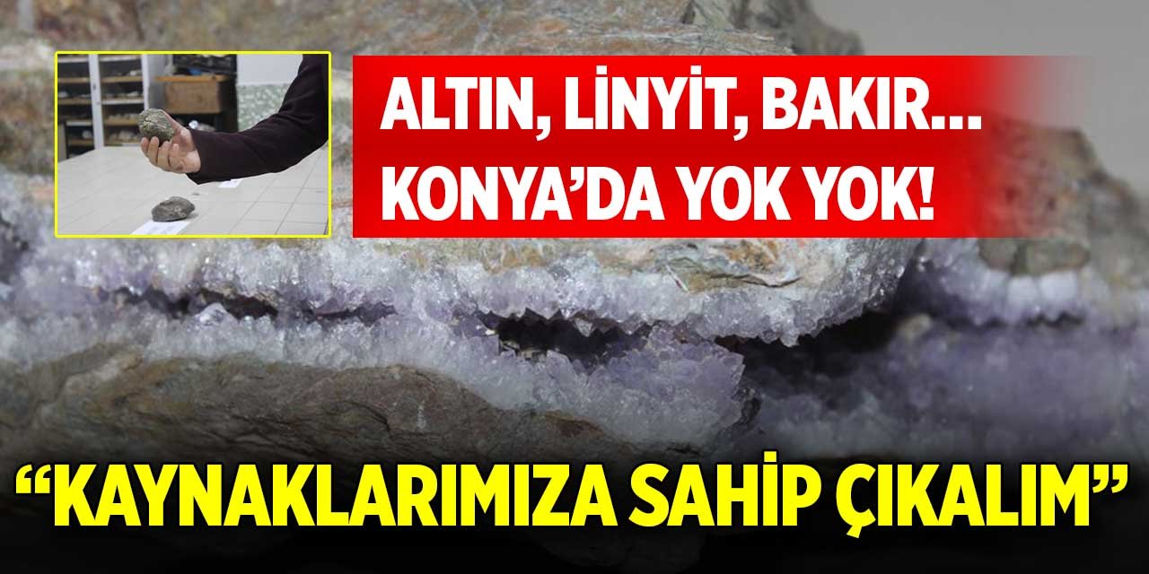 Altın, linyit, bakır… Konya’da yok yok! “Kaynaklarımıza sahip çıkalım”