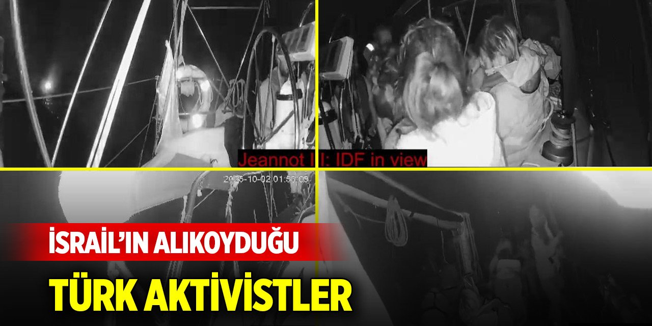 İsrail, Küresel Sumud Filosu'ndaki gemilerden 25 Türk aktivisti alıkoydu