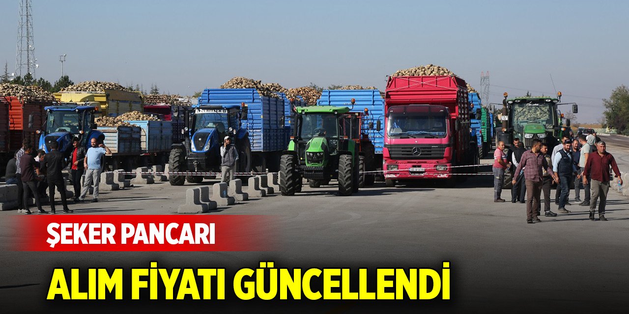 Şeker pancarı alım fiyatı güncellendi