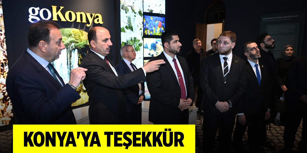 Suriyeli heyetten Konya'ya teşekkür