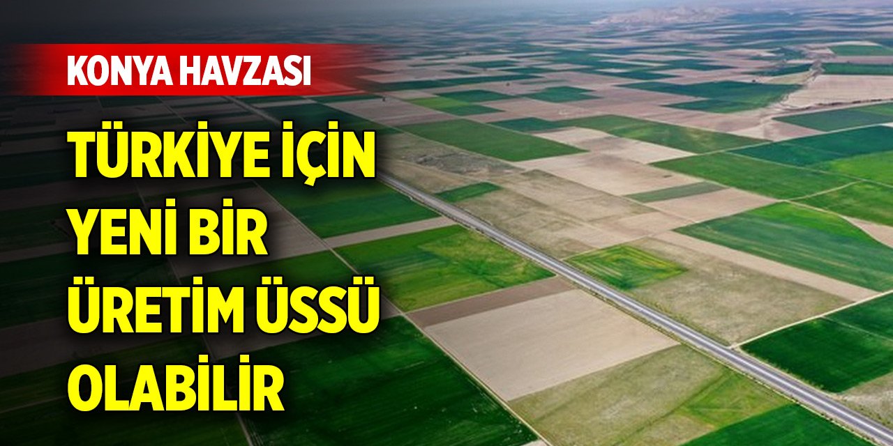 Konya Havzası, Türkiye için yeni bir üretim üssü olabilir