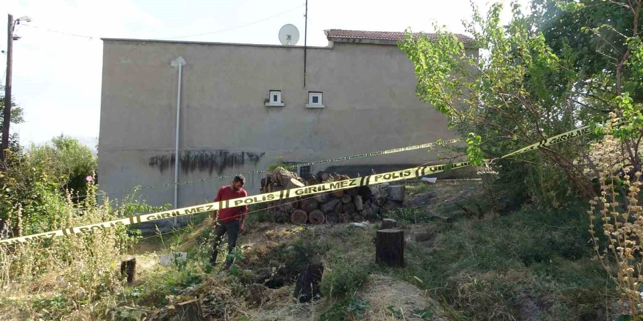 Kayısı bahçesinde obruk!