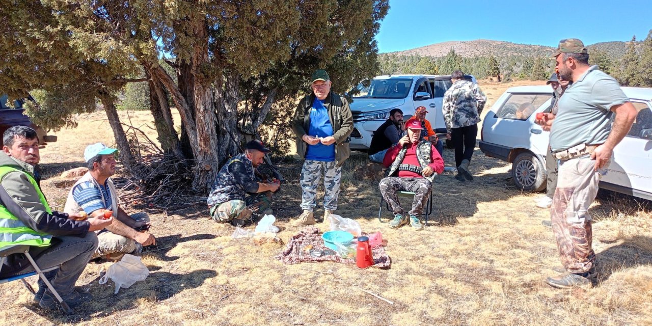 Konya Hüyük’te sürek avı yapıldı