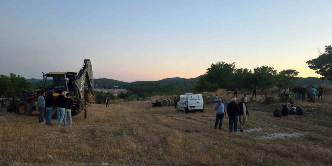 Traktör kazası can aldı! 1 ölü