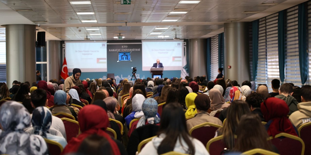 Gazze’nin Sesi, KTO Karatay Üniversitesi’nde yankılandı