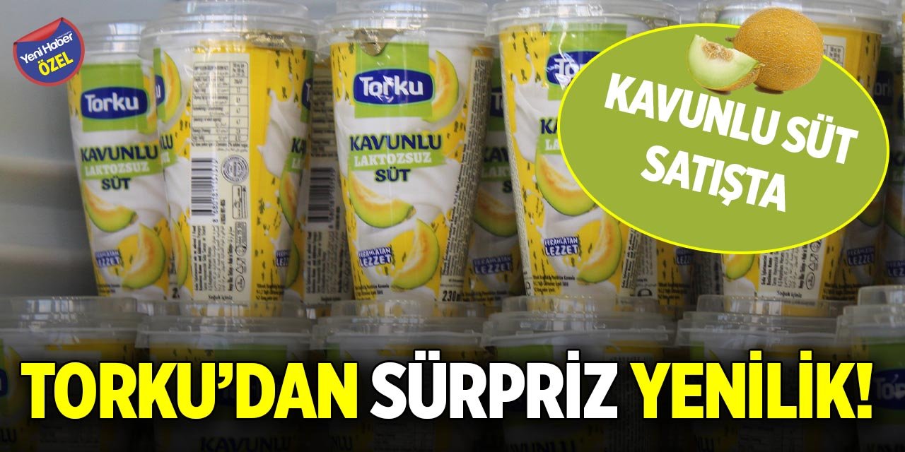 Torku’dan sürpriz yenilik! Kavunlu süt satışta