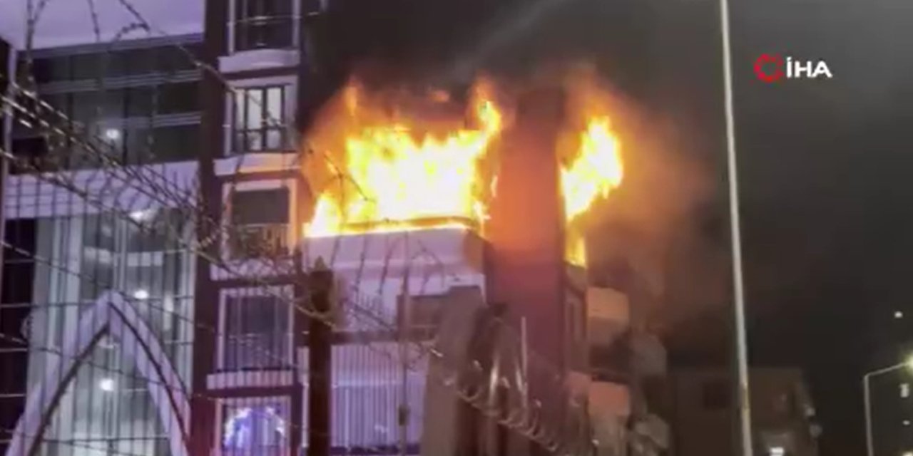 Konya merkezde yangın! Apartmanın 4. katı alevlere teslim oldu