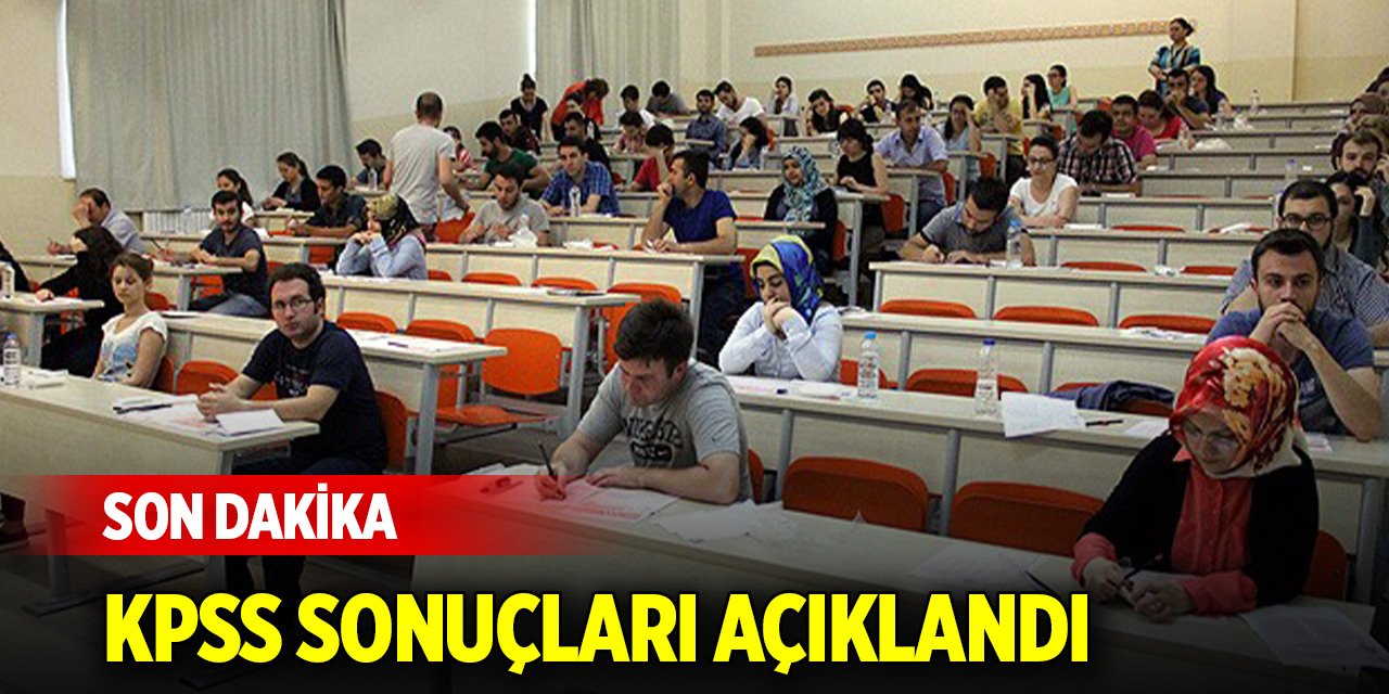 Son Dakika! 2025-KPSS A Grubu sınav sonuçları açıklandı