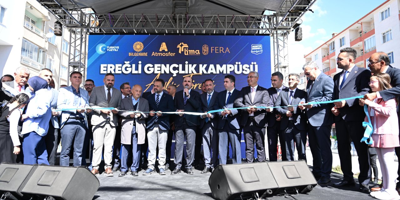 Konya’daki en büyük gençlik kompleksi hizmete açıldı