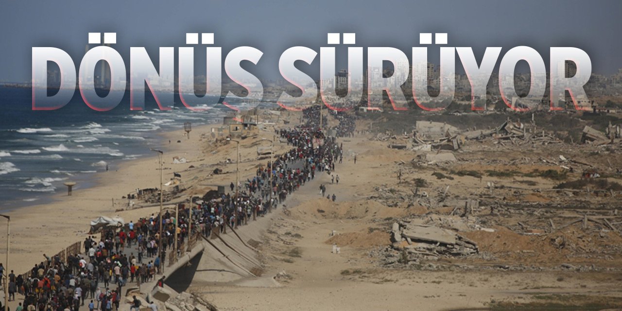 İsrail'in çekildiği bölgelere Filistinliler dönmeye devam ediyor