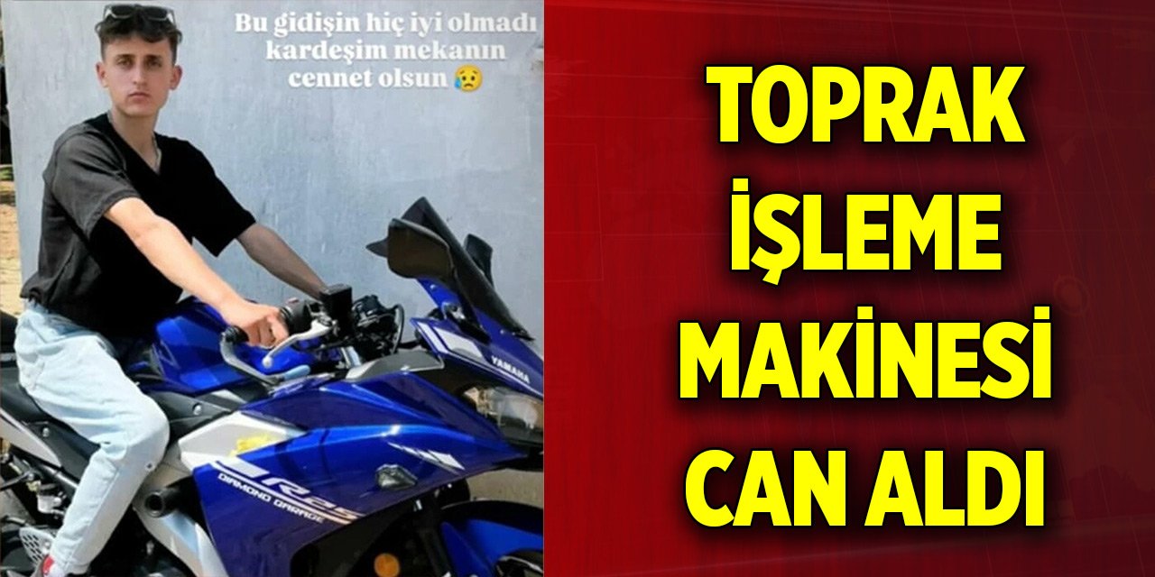 Toprak işleme makinesi can aldı