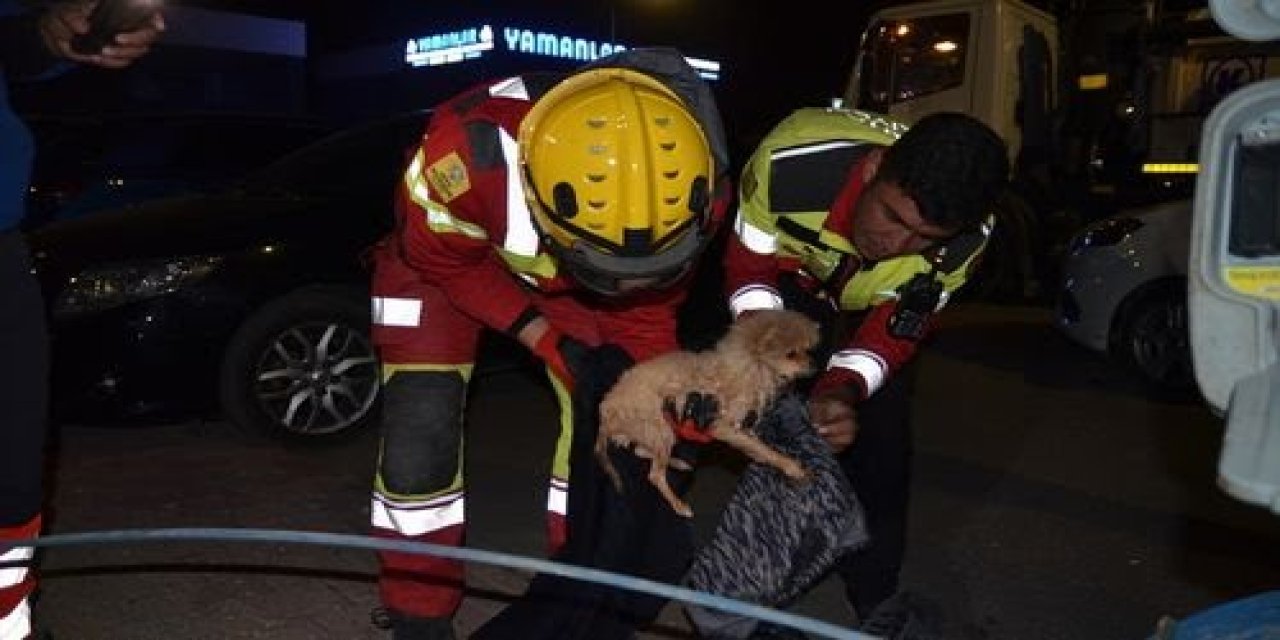 Konya'dan itfaiye ekiplerinden kurtarma operasyonu