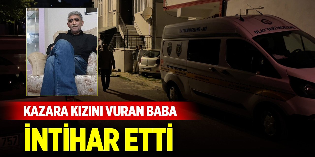 Aile içi tartışmada kazara kızını vuran baba intihar etti