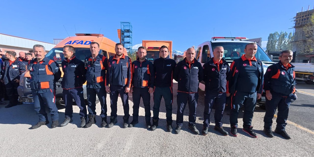 Gazze’de arama kurtarma yapacak AFAD ekibi dualarla uğurlandı