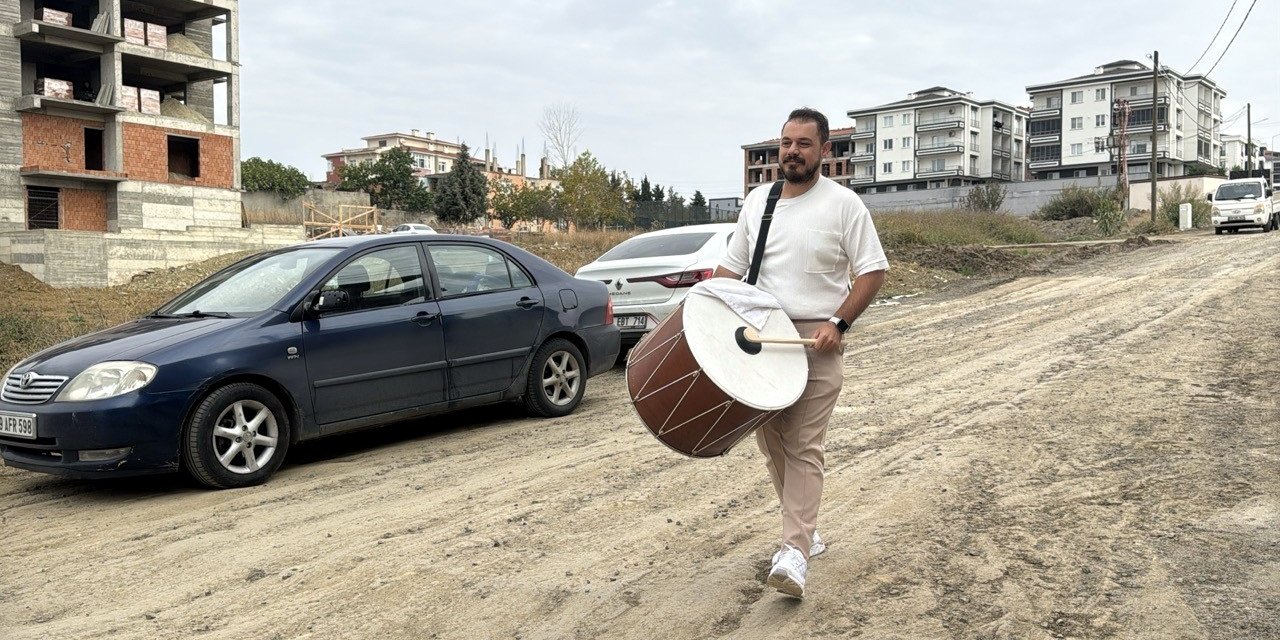 Davullu manili bozuk yol tepkisi