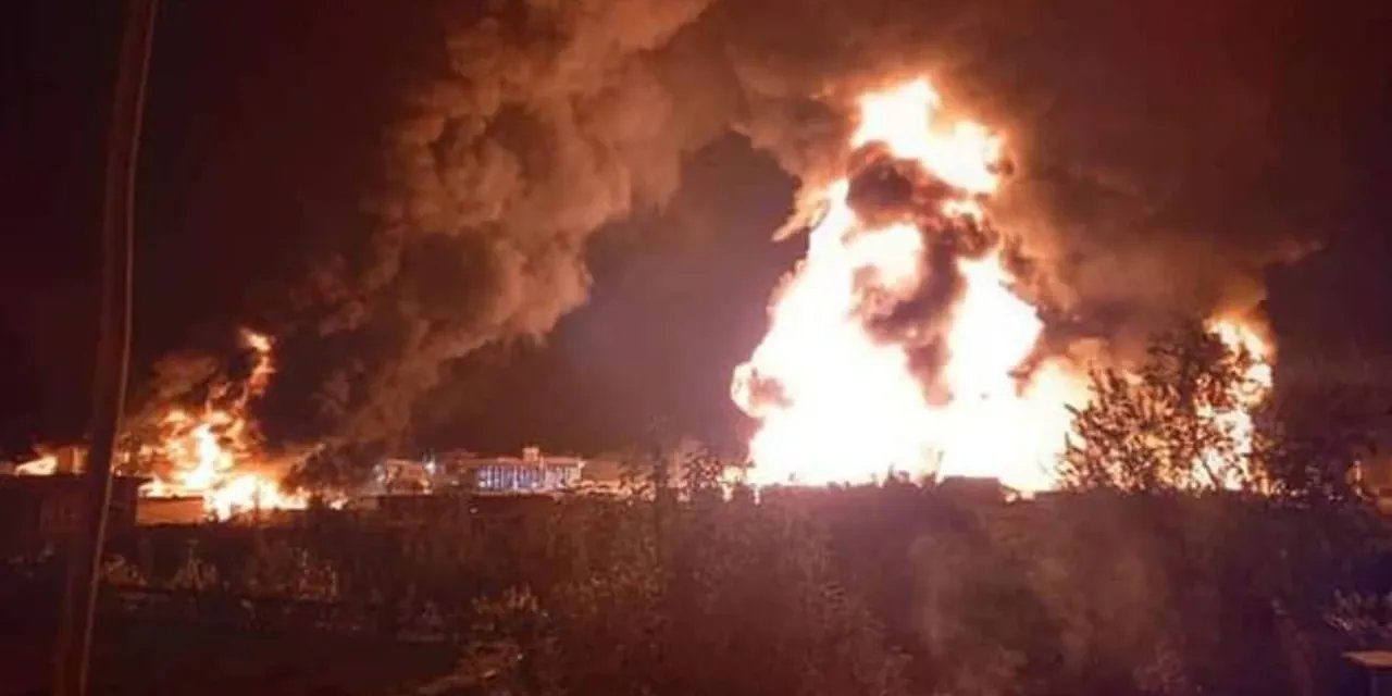 Tanker patlaması: 5 ölü, 35 yaralı