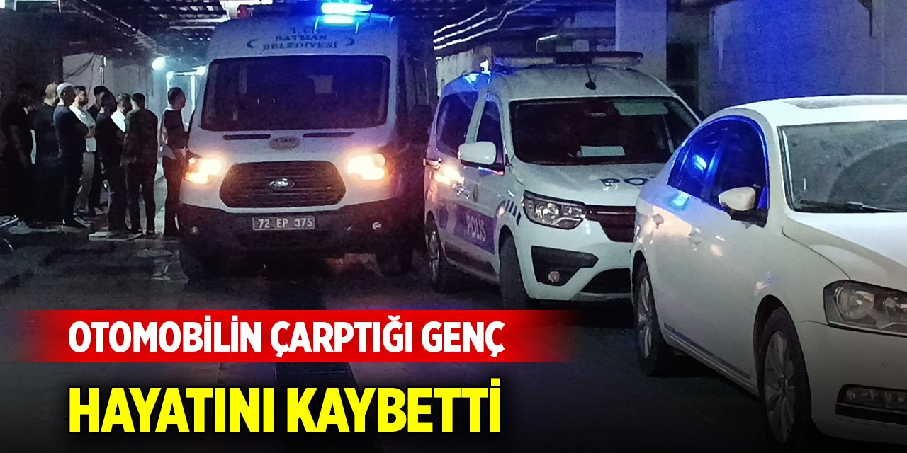 Yolun karşısına geçmek isterken... Otomobilin çarptığı genç hayatını kaybetti