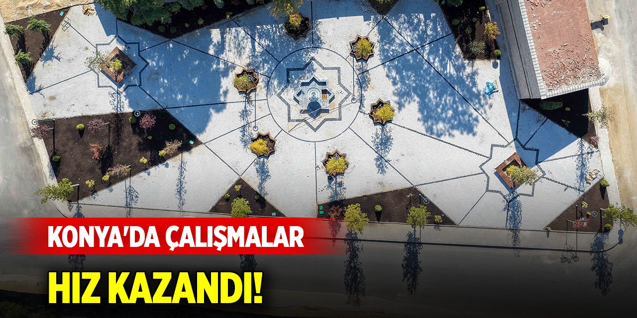 Konya'da çalışmalar hız kazandı! Yeşil alanlar kışa hazırlanıyor