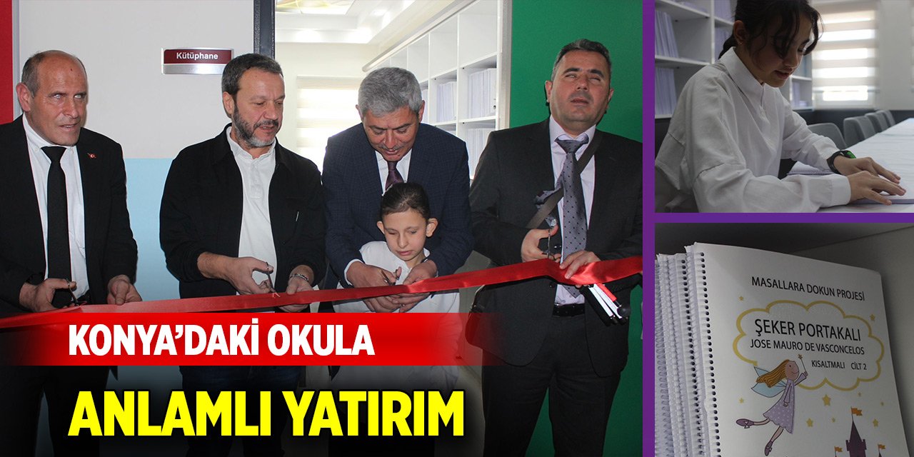 Konya’daki görme engelliler ilkokuluna anlamlı yatırım