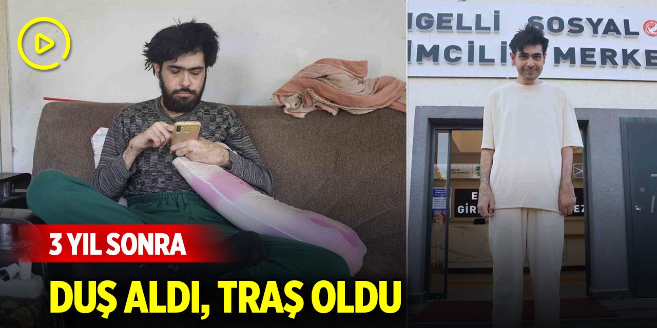 Evden çıkmayan telefon bağımlısı genç, 3 yıl sonra duş aldı, traş oldu