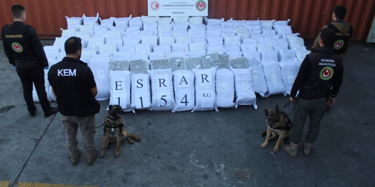Gümrükler Muhafaza ekiplerince 809 milyon TL değerinde uyuşturucu madde ele geçirildi