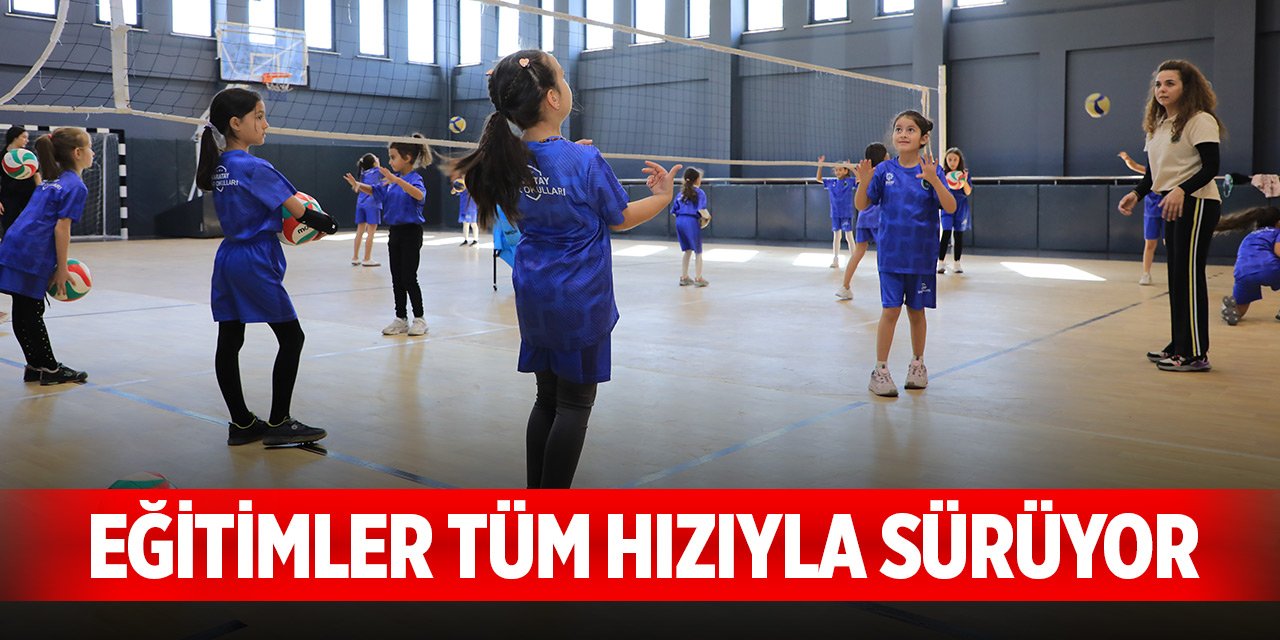 Karatay Kış Spor Okulları’nda eğitimler tüm hızıyla sürüyor