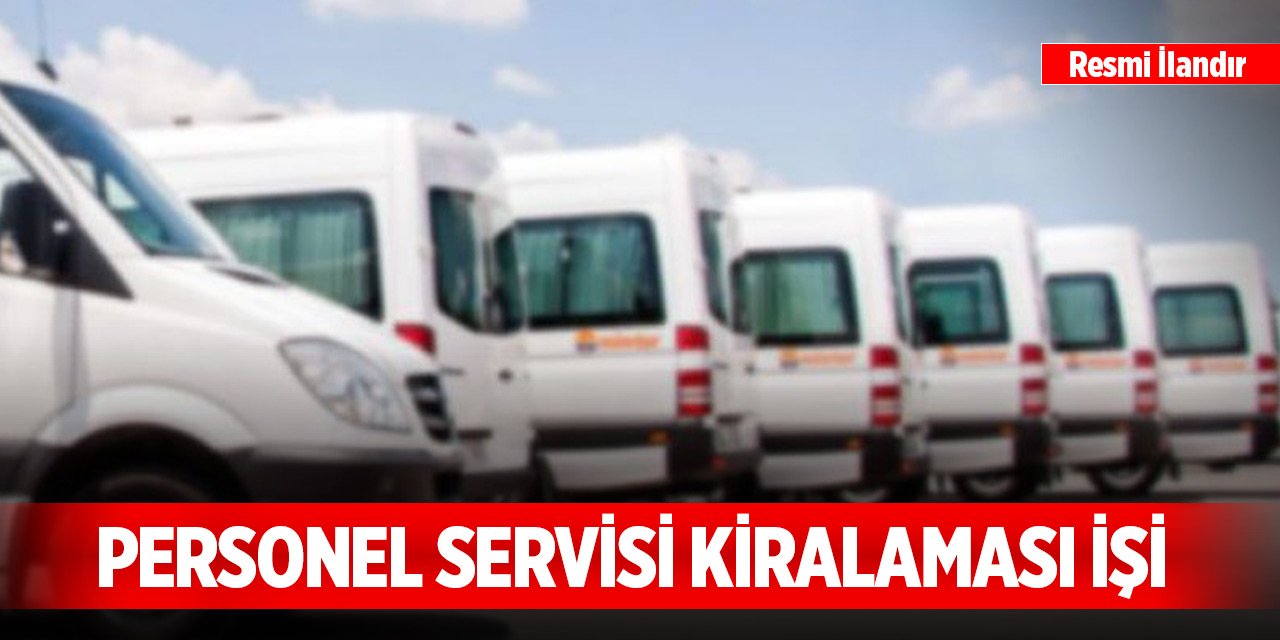 Personel servisi kiralaması işi