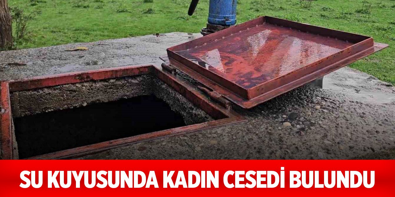 Su kuyusunda kadın cesedi bulundu
