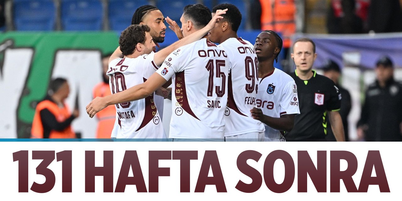 Trabzonspor 131 hafta sonra ilk peşinde