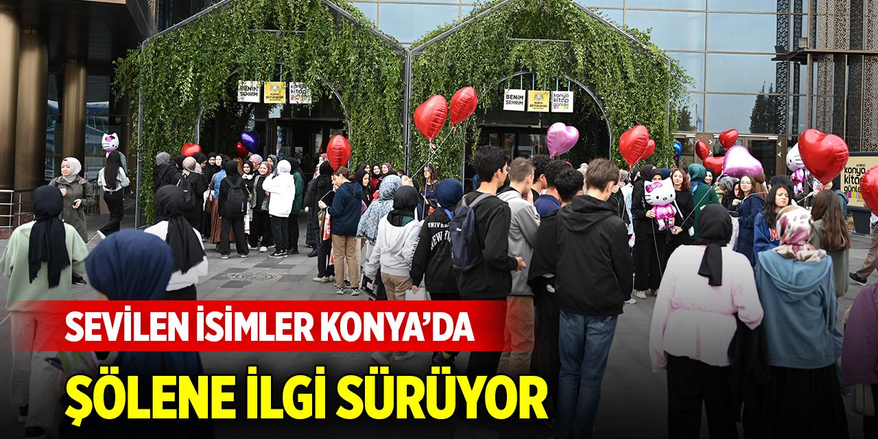 Sevilen isimler Konya'da... Şölene ilgi sürüyor