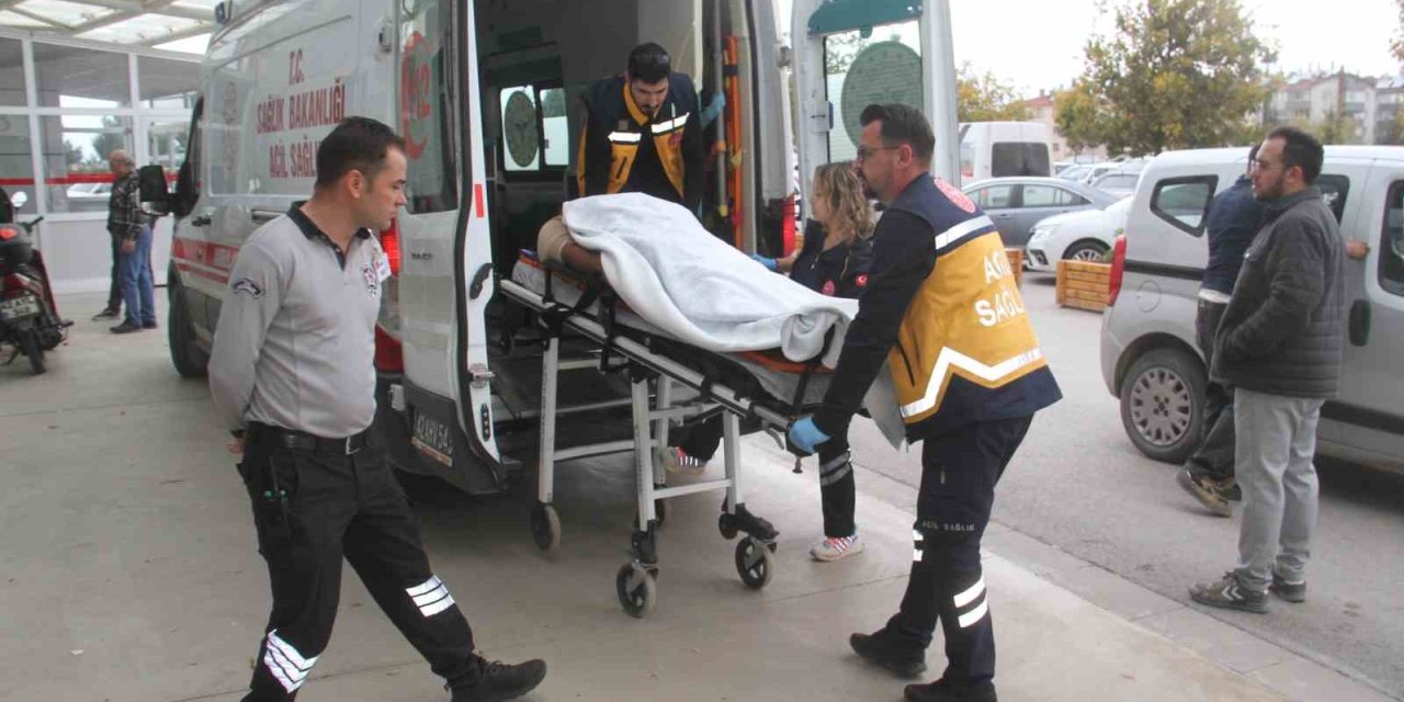 Konya'da sanayi sitesinde iş kazası! 2 buçuk metre yükseklikten düştü