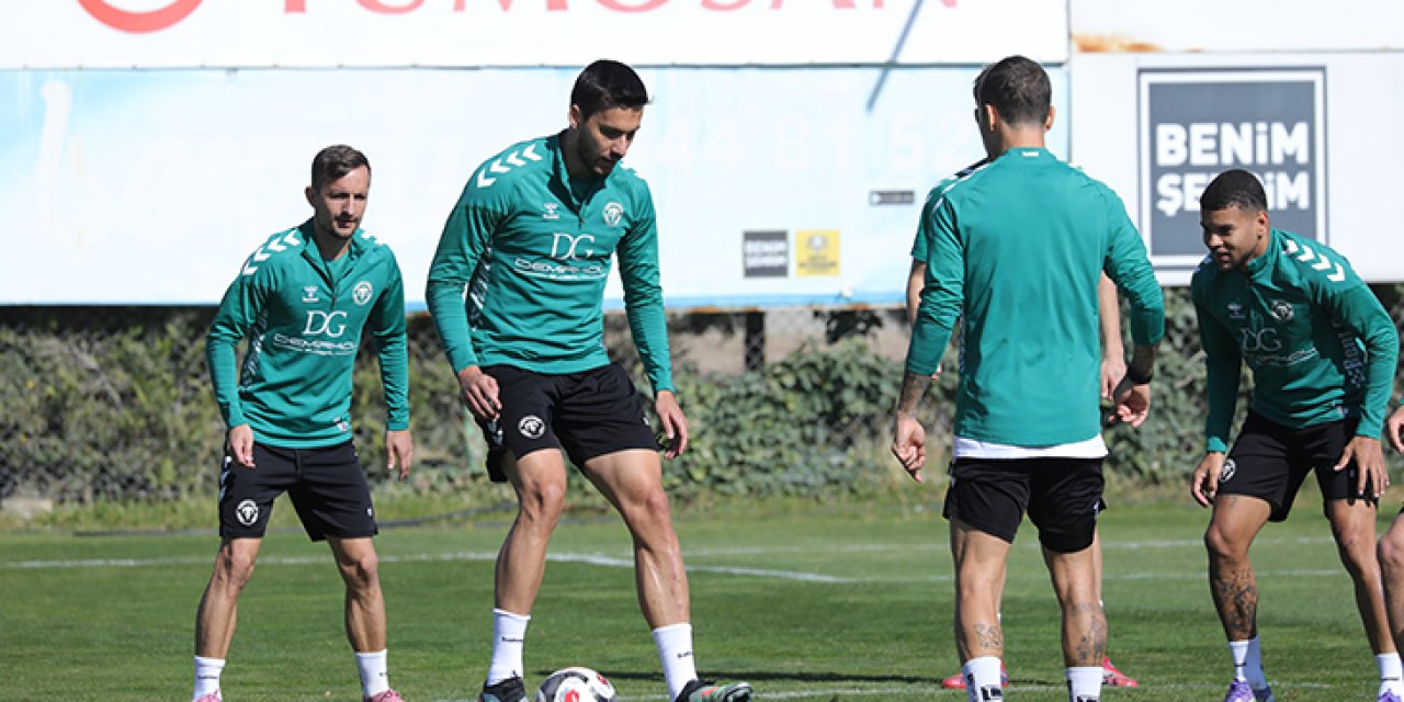 Konyaspor’da Gençlerbirliği mesaisi sürüyor