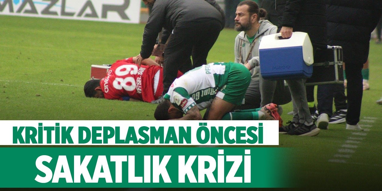 Konyaspor’un kritik deplasman öncesi sakatlık krizi