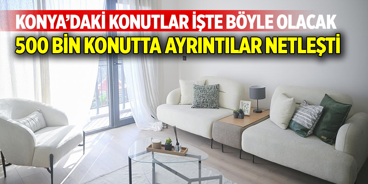 Yüzyılın Konut Projesi'nde örnek konutlar görüntülendi