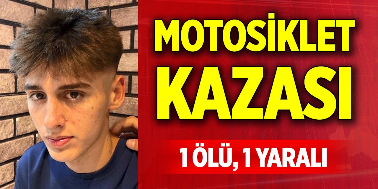 D-100'de motosiklet bariyerlere çarptı: 1 ölü 1 yaralı