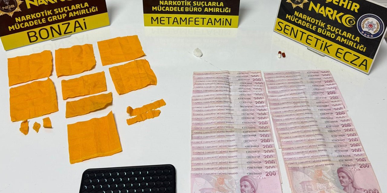 Akşehir’de uyuşturucu tacirlerine operasyon: 1 tutuklama