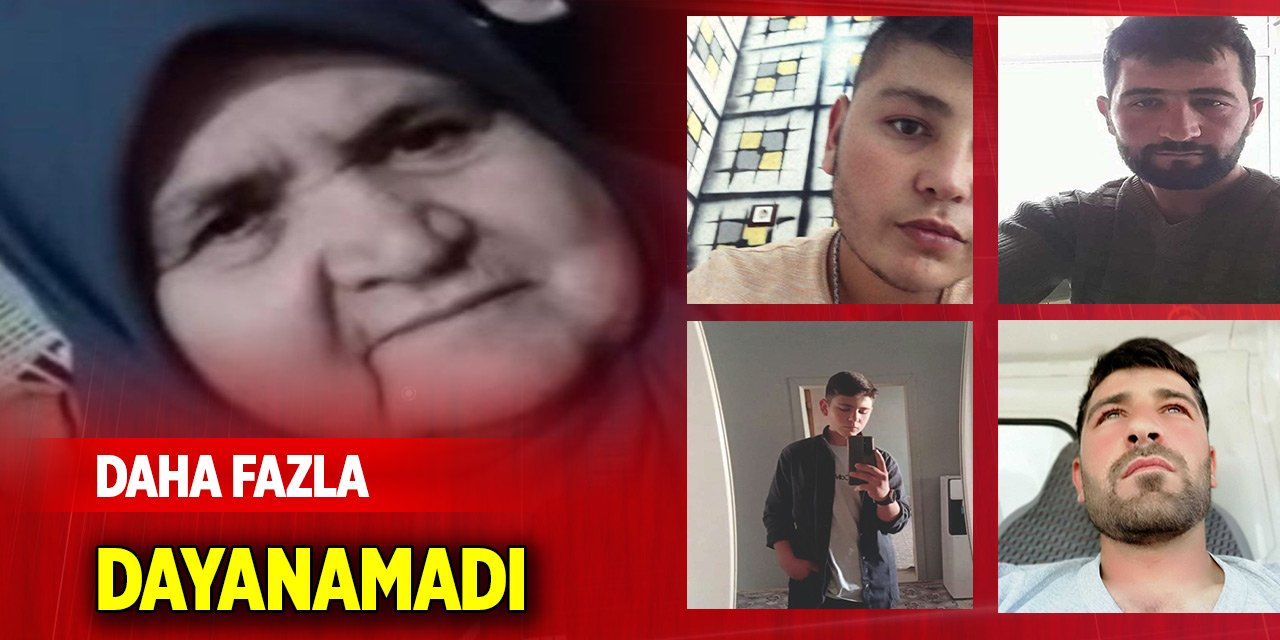 5 gün önce kazada 3 oğlu ölen anne yaşamını yitirdi