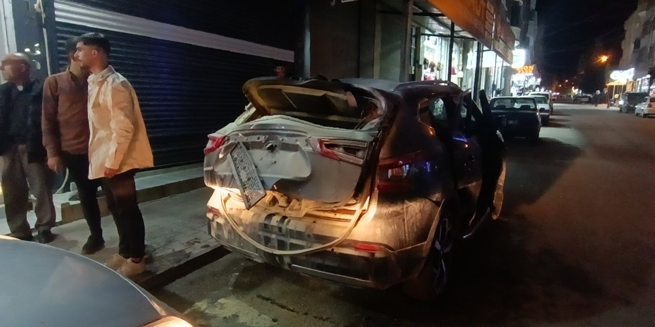 Otomobilde gaz sıkışması sonucu patlama: 1 yaralı