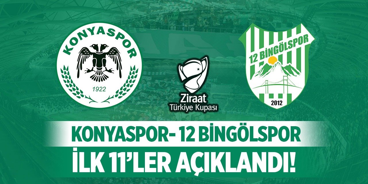 Konyaspor’un 12 Bingölspor karşısındaki ilk 11’i belli oldu