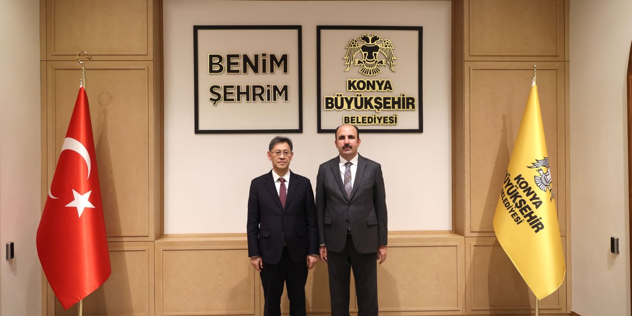 Kardeş şehir Şiyan'ın belediye başkanı Niuping Konya'da