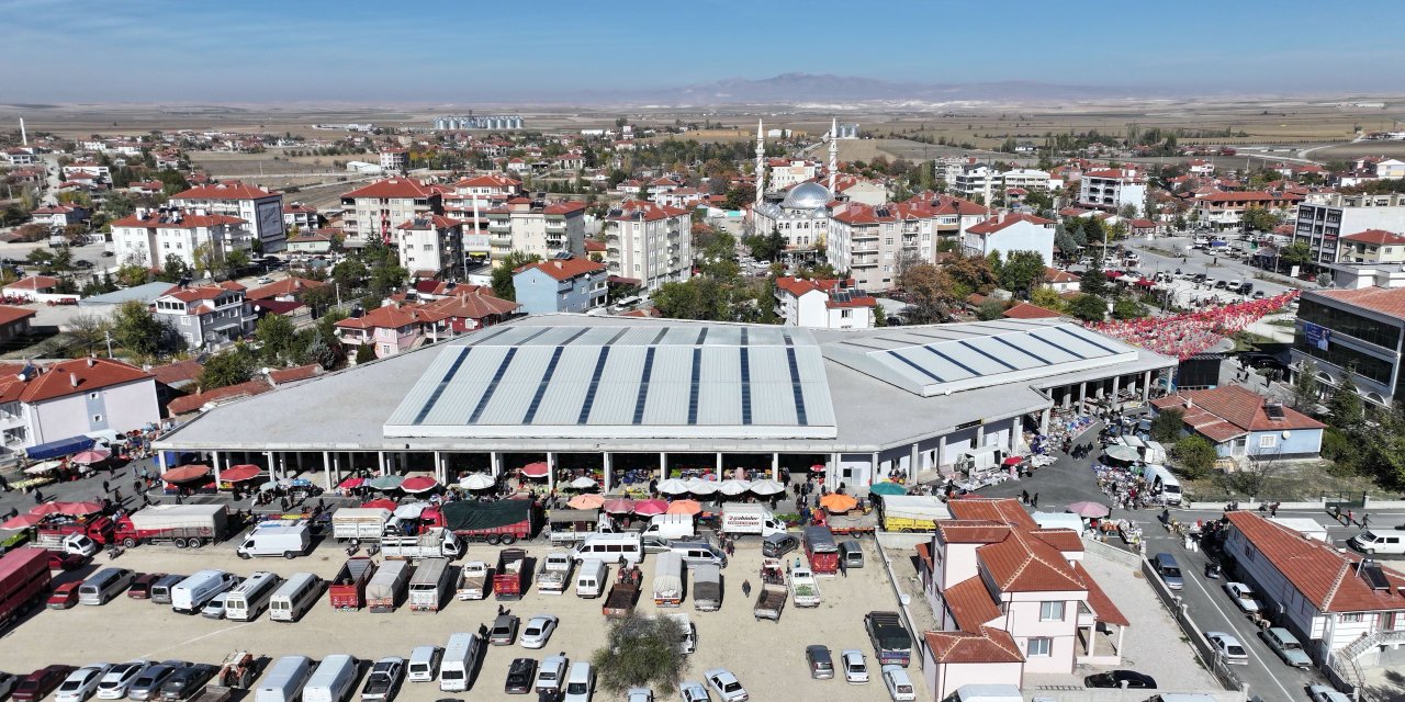 Konya'nın ilçesine modern kapalı pazar