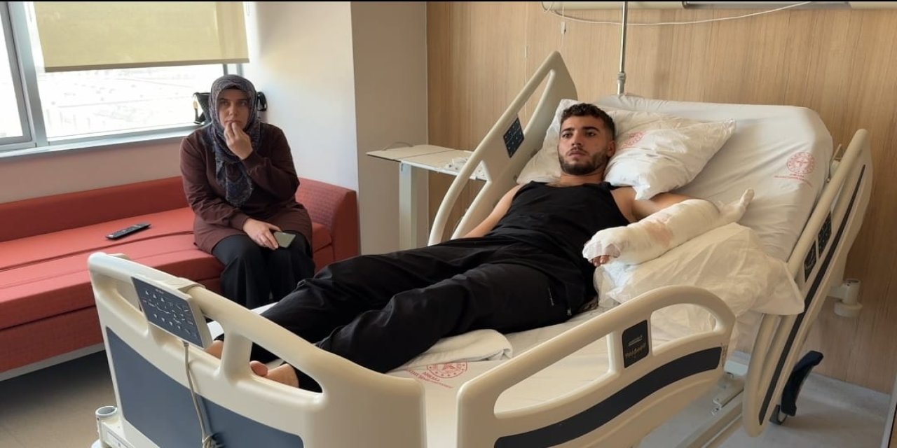 Çalıştığı iş yerinde besledikleri köpeğin saldırısına uğradı