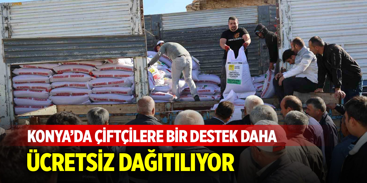 Konya Büyükşehir’den çiftçiye bir destek daha