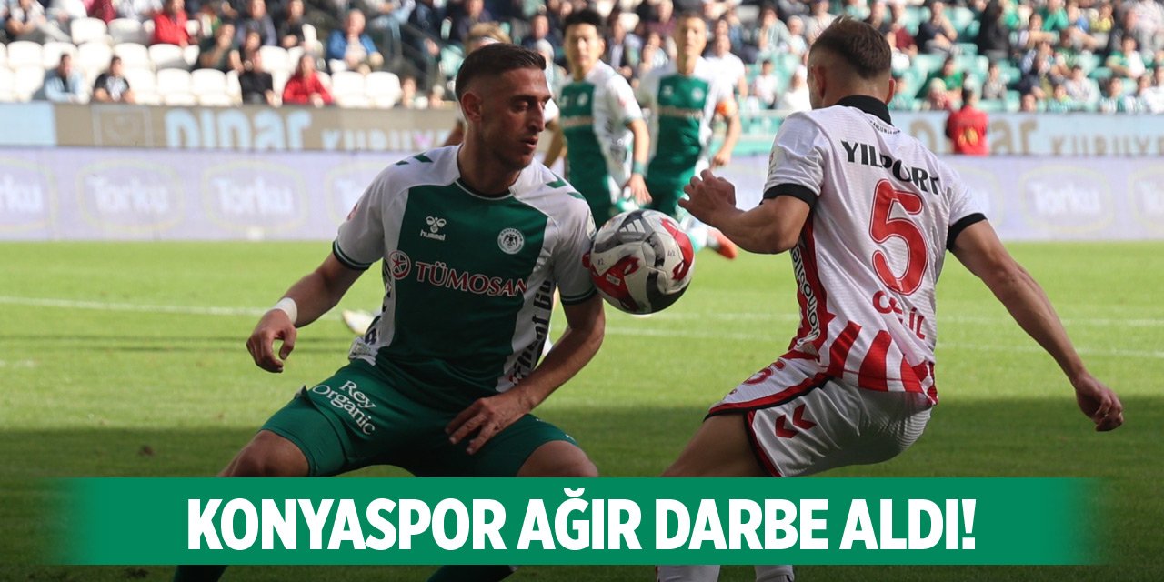 Konyaspor ağır darbe aldı!