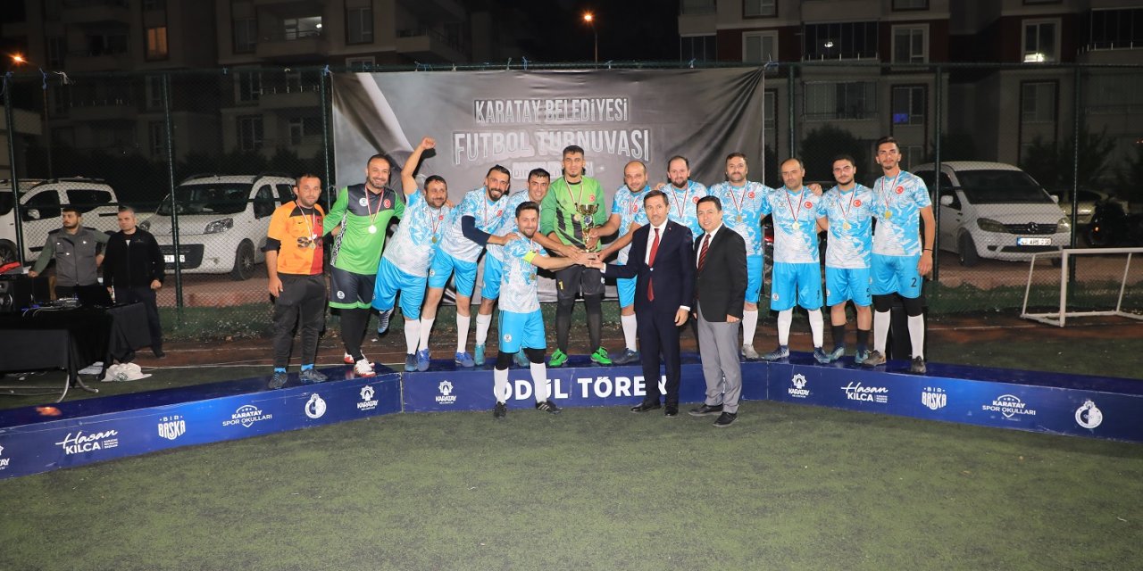 Karatay’da birimler arası futbol turnuvası sona erdi