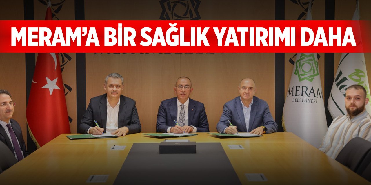 Meram bir sağlık yatırımı daha kazanıyor