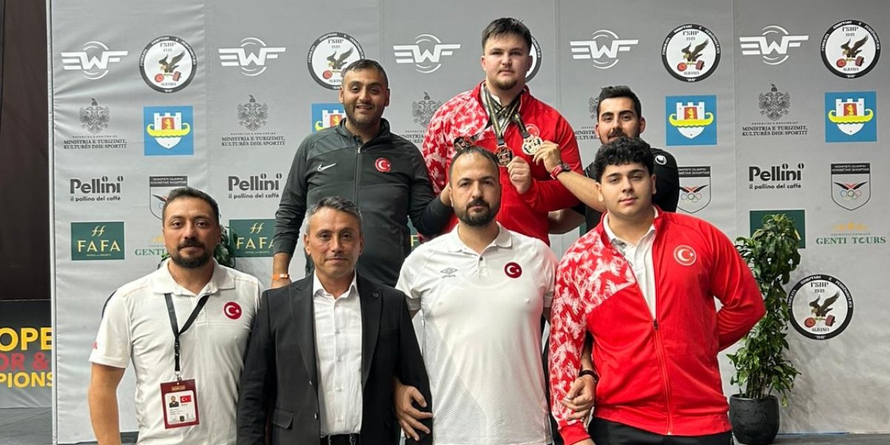 Avrupa Halter Şampiyonası’nda Selçuklu rüzgârı esti!