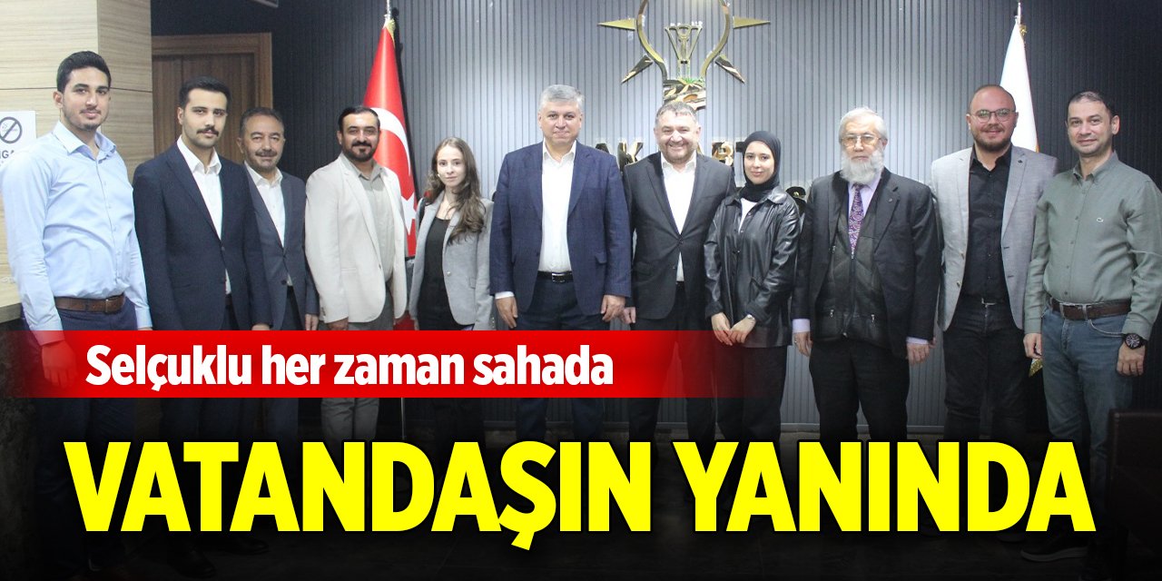 Selçuklu her zaman sahada vatandaşın yanında