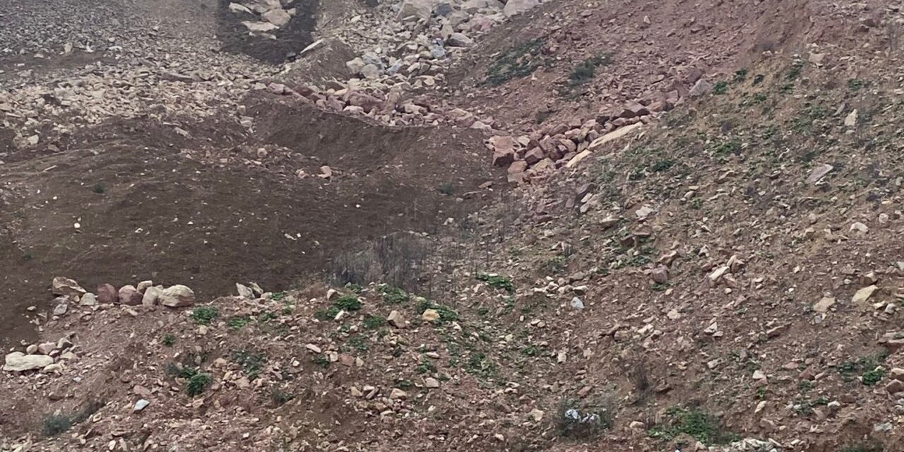 Taş ocağı şantiyesinde göçük!