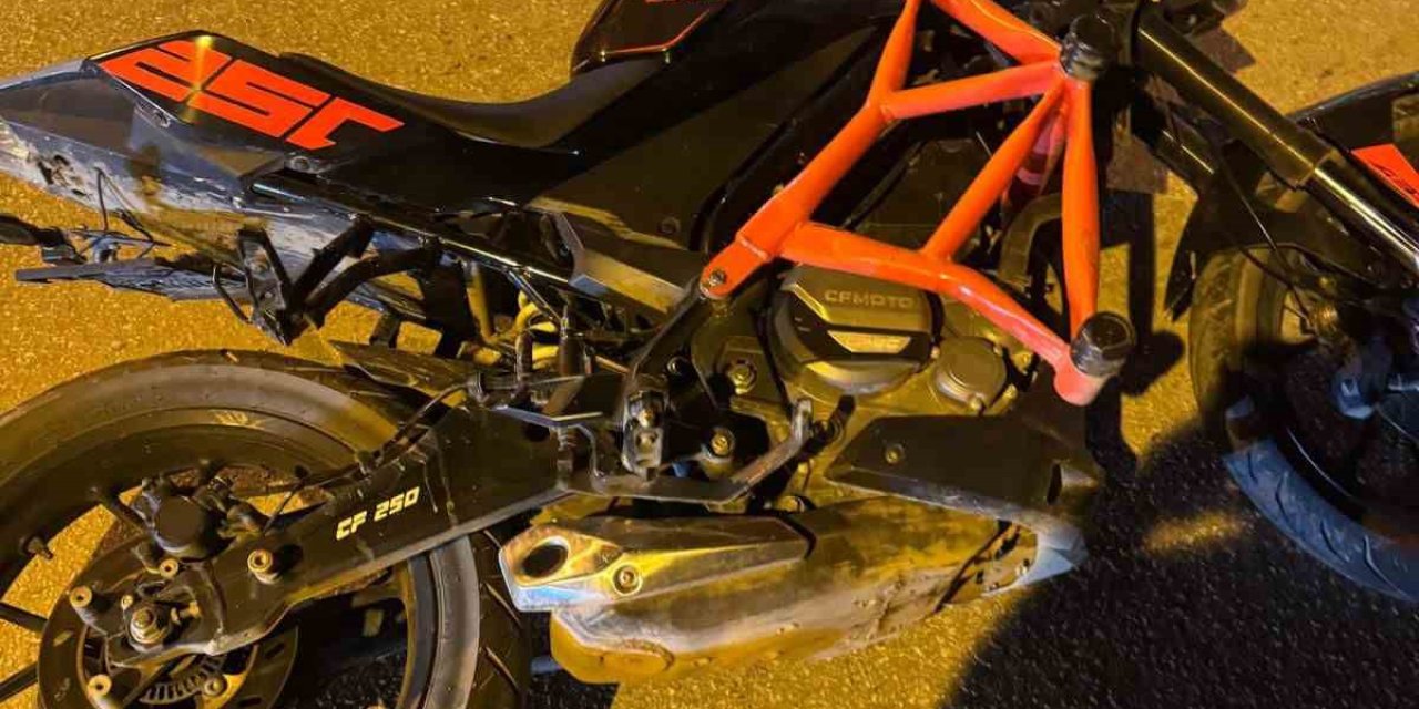 Motosiklet kazasında genç sürücü öldü